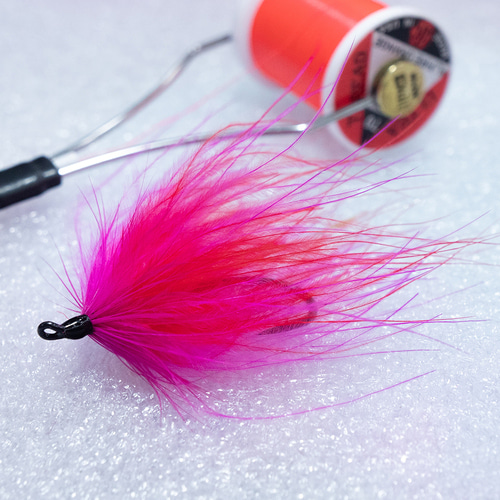Alaskabow Pink(알라스카보우 핑크) 연어 플라이